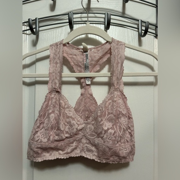INTIMATELY Free People womens M galloon lace racerback bralette cottagecore boho - Picture 15 of 15
